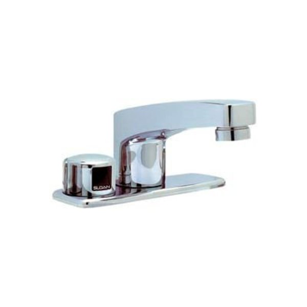 Sloan SloanÂ ETF660 Sensor Activated Brass Faucet, Above Deck Mixer, Plug Adapter, 0.5 GPM, Chrome 3365397BT